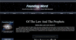 Desktop Screenshot of foundingword.com